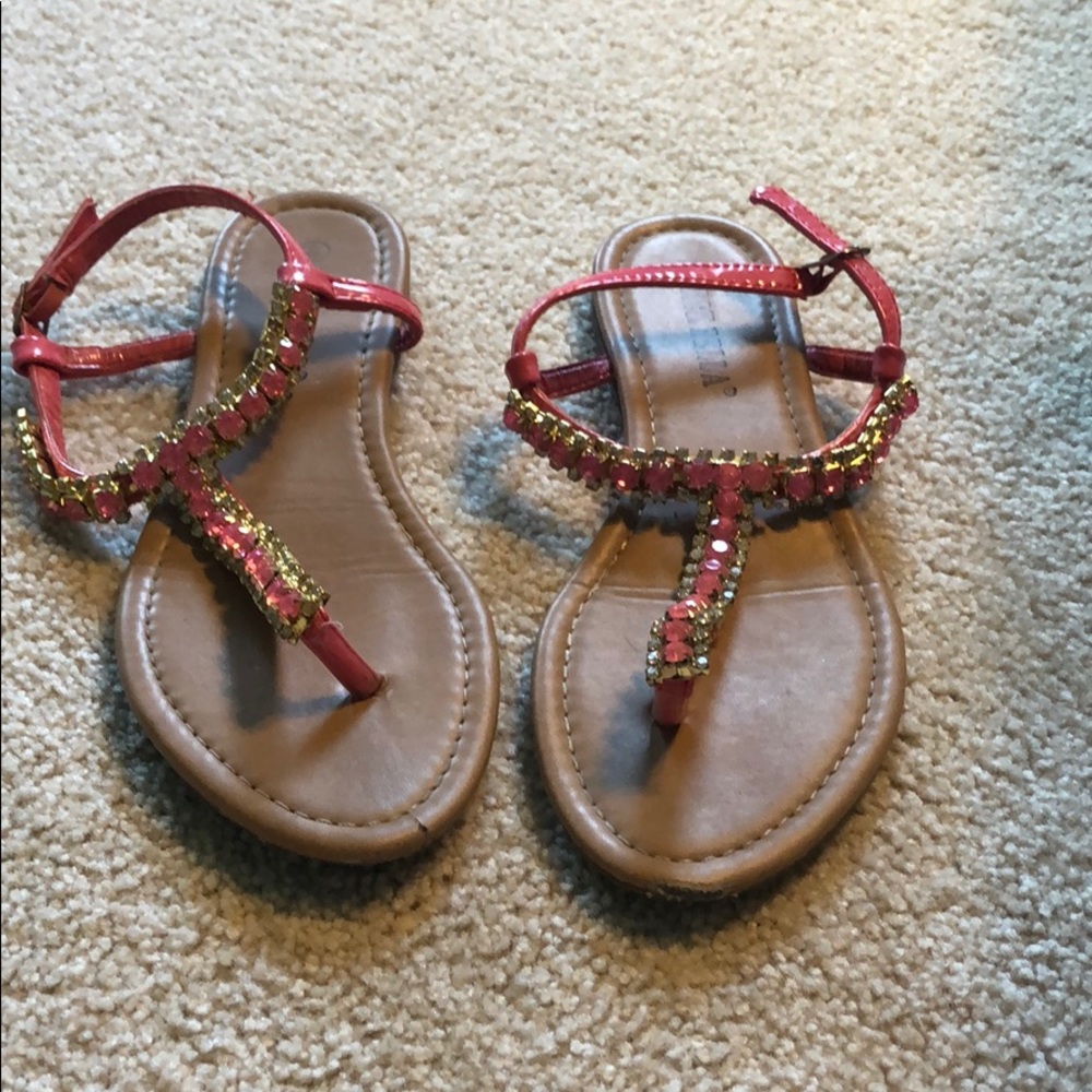 Pink Jewel Sandals